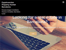 Tablet Screenshot of espainversion.com